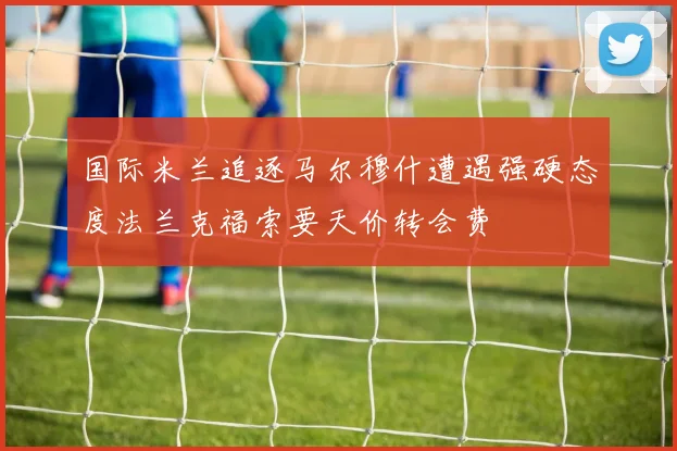 国际米兰追逐马尔穆什遭遇强硬态度法兰克福索要天价转会费